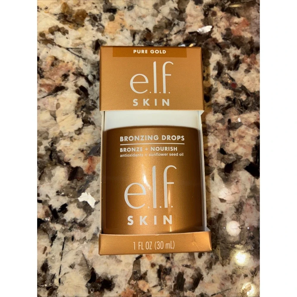 e.l.f. SKIN Bronzing Drops - Pure Gold - 1 fl oz